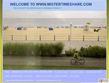 Tablet Screenshot of mistertimeshare.com